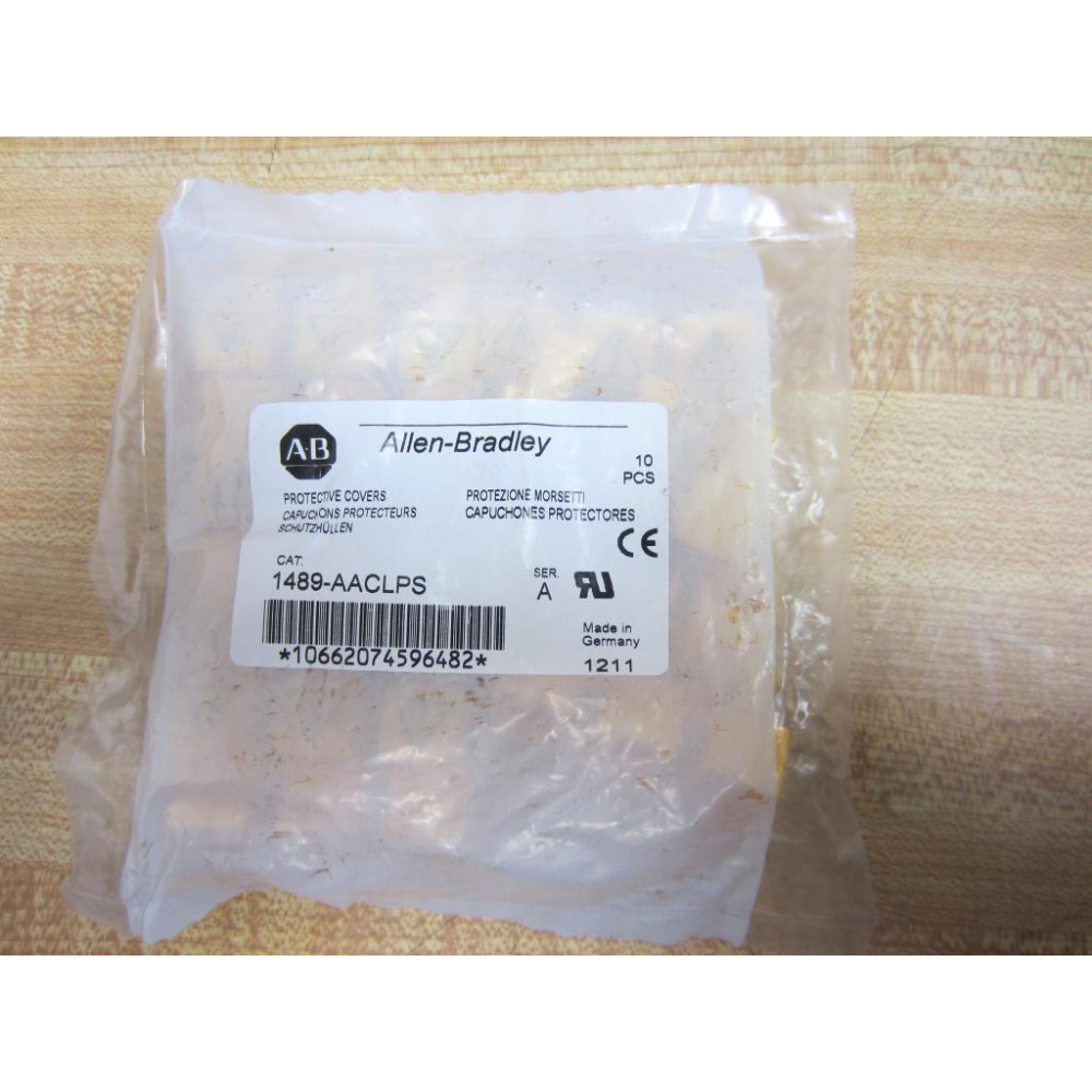 Allen Bradley 1489-AACLPS Protective Covers 1489AACLPS Series A (Pack of 10)
