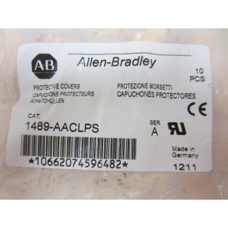 Allen Bradley 1489-AACLPS Protective Covers 1489AACLPS Series A (Pack of 10)