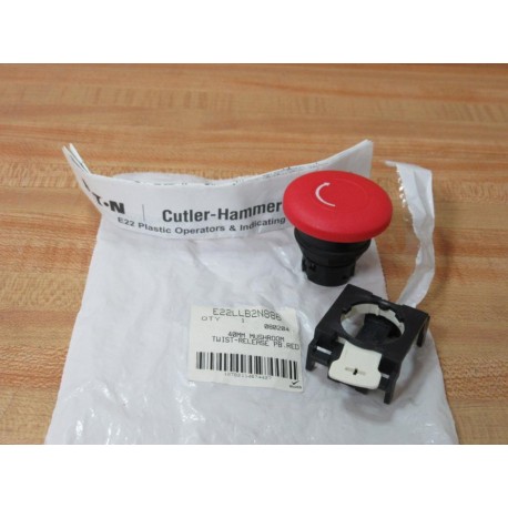 Cutler Hammer E22LLB2N886 EatonTwist-Release Pushbutton