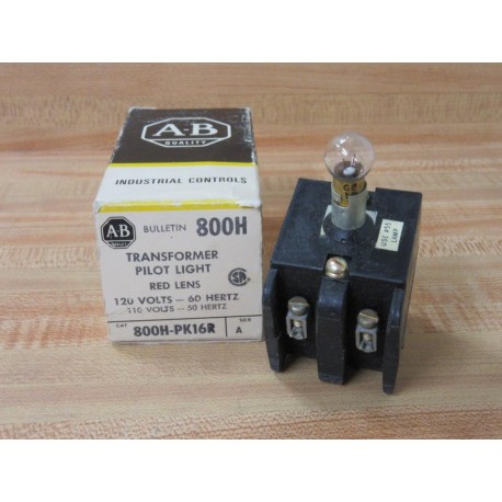 Allen Bradley 800H-PK16R Transformer Pilot Light 800HPK16R