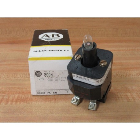 Allen Bradley 800H-PK16R Transformer Pilot Light 800HPK16R Series B