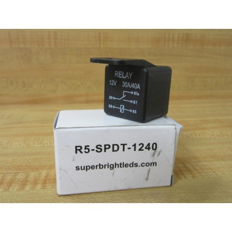 Super Bright Leds R5-SPDT-1240 Relay R5SPDT1240 (Pack of 5)