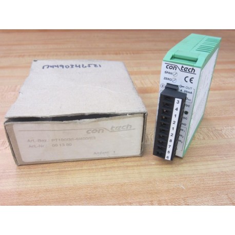 ConTech PT10031-4400E3 PT100 Convertion Module 0013800