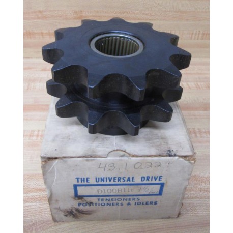 Brewer Machine & Gear D100B11F Idler Sprocket D100B11