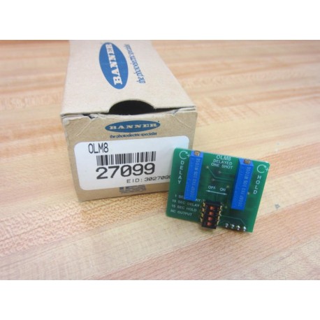 Banner OLM8 Pulse Timer Module 27099 wo Papers