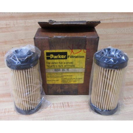 Parker 932020 Hydraulic Filter (Pack of 2)