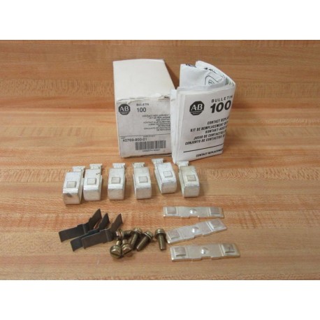 Allen Bradley 40769-800-01 Contact Kit 4076980001 wo Clear Plastic Piece