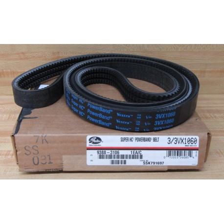 Gates 9388-3106 Belt 33VX1060