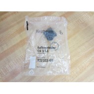 Hirschmann CA-3-GS Circular Receptacle Power Connector 932322-100 (Pack of 2)