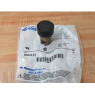Allen Bradley 800EB-F2 Black Flush Button 800EBF2