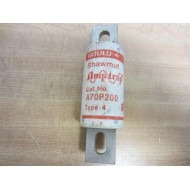 Gould Shawmut Ferraz Trionic A70P200 Amp-Trap Fuse 200 Amp - New No Box