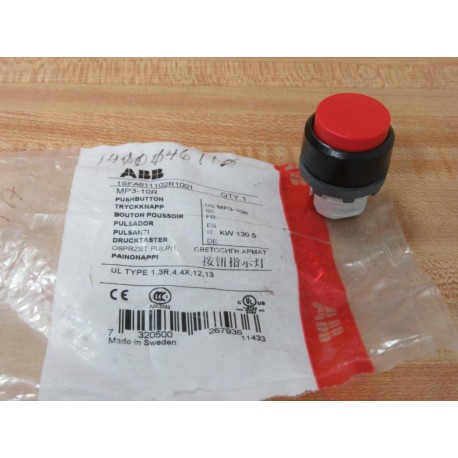 ABB MP3-10R Red Button 1SFA611102R1001