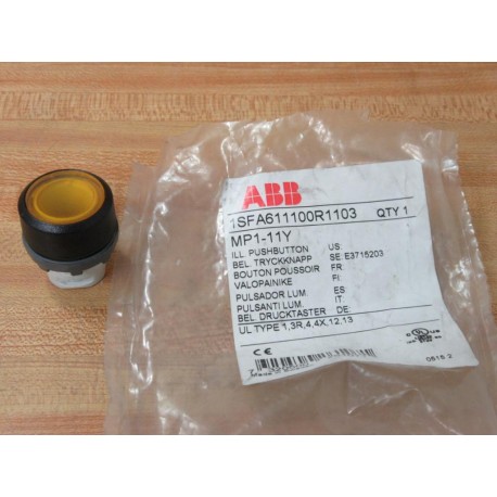 ABB MP1-11Y Yellow Button 1SFA611100R1103
