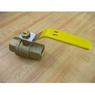 Q240 34"BRS Ball Valve wLever 0710 - New No Box