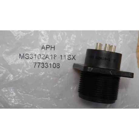 Amphenol MS3102A18-11SX Circular Connector MS3102A1811SX - New No Box