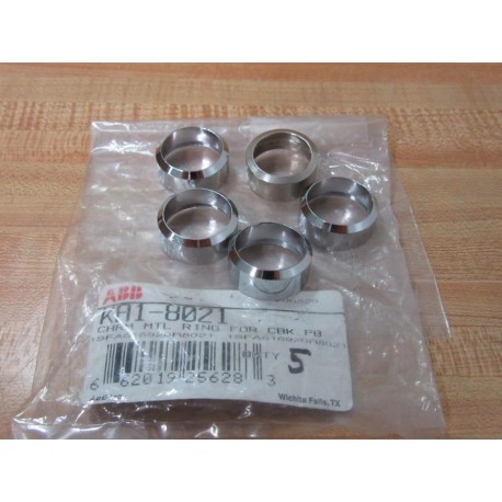 ABB KA1-8021 Pushbutton Ring 1SFA616920R8021 (Pack of 5)