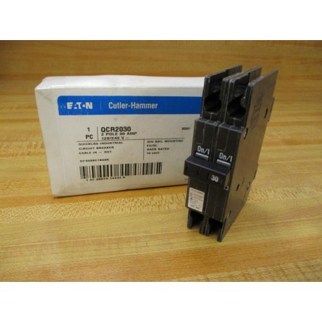 Cutler-Hammer QCR2030 Quicklag 2P 30A 120240Vac Circuit Breaker
