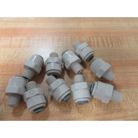 John Guest PI010821S Straight Male Fitting (Pack of 10) - New No Box