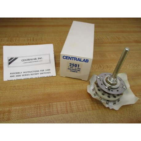 Centralab 2501 Rotary Switch CRL2501