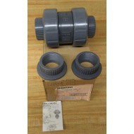 Nibco Chemtrol U45BC-V Check Valve U45BCV 2"