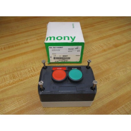 Schneider Electric XALD211H29H7 Harmony 2 Button Control Station Red & Green