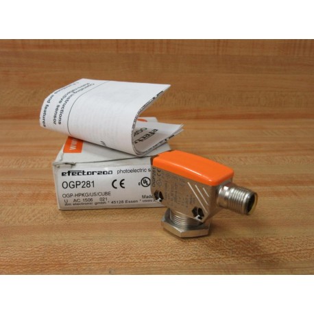 IFM Efector OGP281 Photoelectric Sensor OGP-HPKGUSCUBE