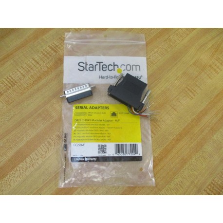 StarTech GC258MF Serial AdaptersDB25 to RJ45 Modular Adapter MF