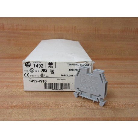 Allen Bradley 1492-W10 Block 1492W10 (Pack of 24)