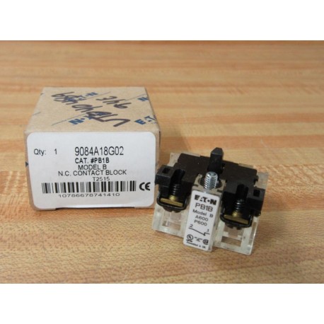 Eaton PB1B Westinghouse Contact Block 9084A18G02