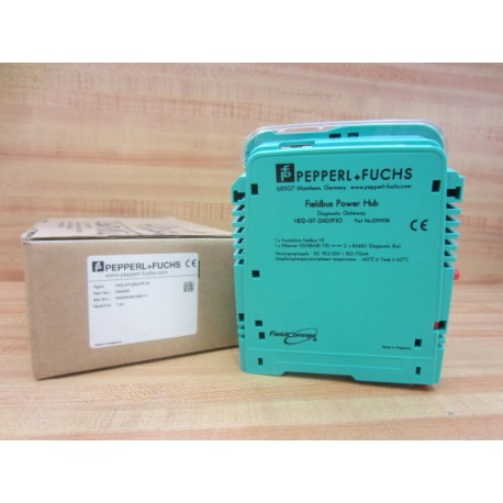 Pepperl + Fuchs HD2-GT-2AD.FF.IO Fildbus Power HubDiagnostic Gateway 239938