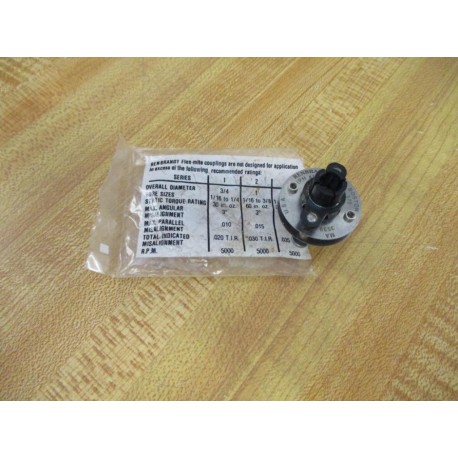 Renbrandt Series 2 Flex-Mite  Coupling Y32X16X 14" & 38" Bores