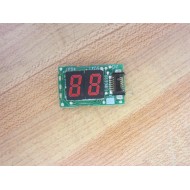 BW6696 Two Digit LED Numeric Display Panel LAP-301VB Chipped Housing - Used