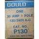 Gould P130 30 Amp Circuit Breaker