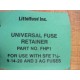 Littelfuse FHP1 Universal Fuse Retaine - New No Box