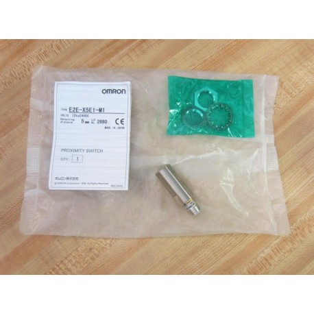 Omron E2E-X5E1-M1 Std.Proximity Sensor E2EX5E1M1