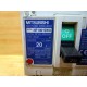 Mitsubishi NF100-SWU3020 Circuit Breaker NF100SWU Cracked Housing - Used