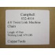 Campbell 032-4014 40 Twist Link Machine Chain 65ft - New No Box