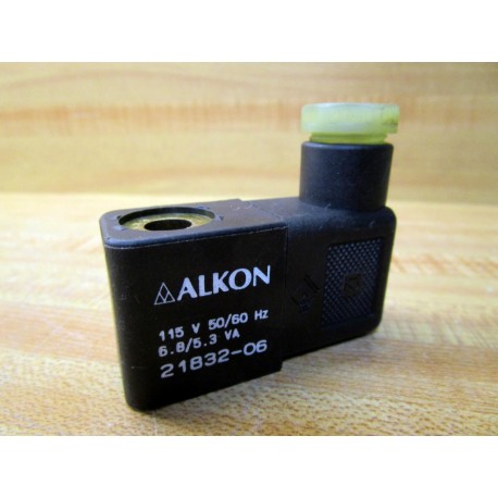 Alkon 21832-06 Valve Coil 2183206 WConnector - New No Box