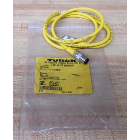 Turck RK4.4T-1.2-RS4.4TS1587SV Cordset RK44T12RS44TS1587SV