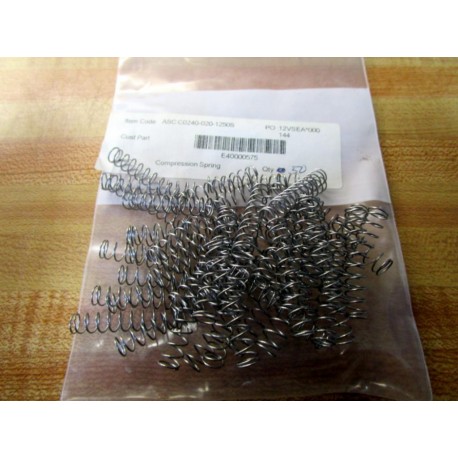 Associated Spring ASC C0240-020-1250S Compression Spring ASCC02400201250S (Pack of 50)