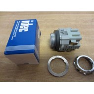 Idec ABD211N-R Pushbutton Non-Illum 1NO1NC Red
