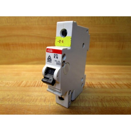 ABB S271-K16 Circuit Breaker S271K16 Cracked Housing - Used