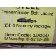 Alligator 10020 15E Transmission Belt Lacing 15E-1 (Pack of 9)