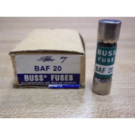 Bussmann BAF 20 Cooper Fuse  BAF20