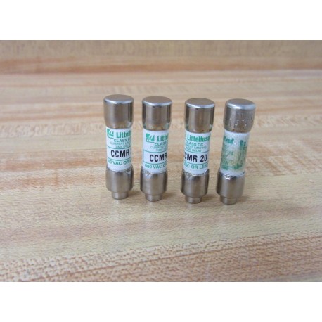 Littelfuse CCMR 20 Current Limiting Fuse CCMR20 (Pack of 4) - New No Box