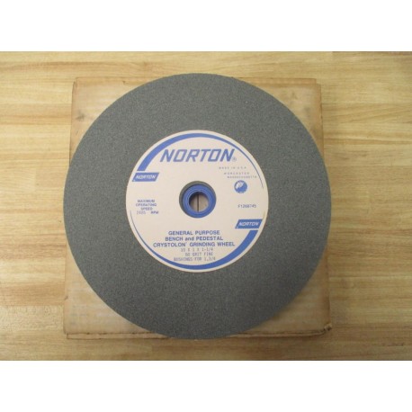 Norton F-1268745 Bench Grinding Wheel F1268745