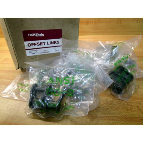 HKK Chain 60-2 Chain Links ANSI 60-2 Offset LinksDouble Row (Pack of 9)