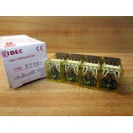 Idec RY4S-UL DC100-110V Relay  RY4SULDC100110V VDC (Pack of 4)