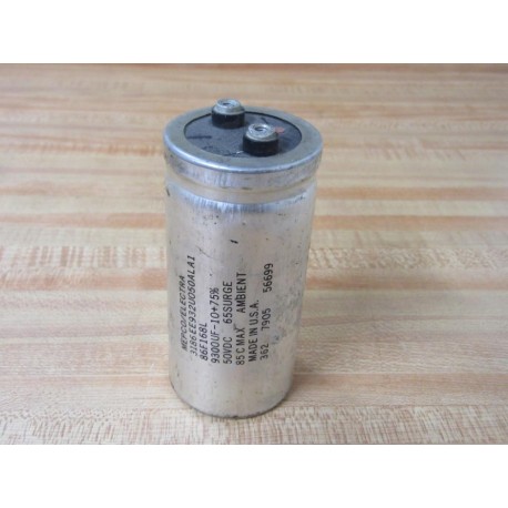 MepcoElectra 3186EE932UO50ALA1 Capacitor 3186EE932U050ALA1 - Used