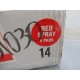 Pro Staff 14" Red Abrasive Floor Scrubber Pads (Pack of 5)